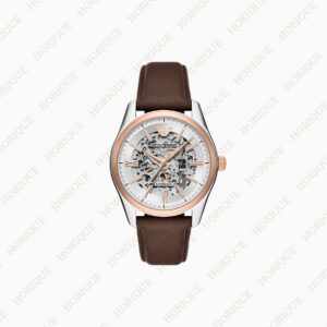 Armani Lunar New Year Automatic Brown Leather Watch Super Clone Watch