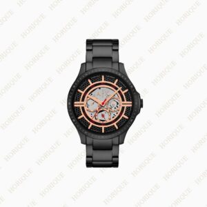 Armani Multifunction Black Stainless Steel Watch Super Clone Watch