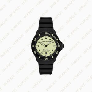 Armani Sea Explorer Automatic Black Silicone Watch Super Clone Watch