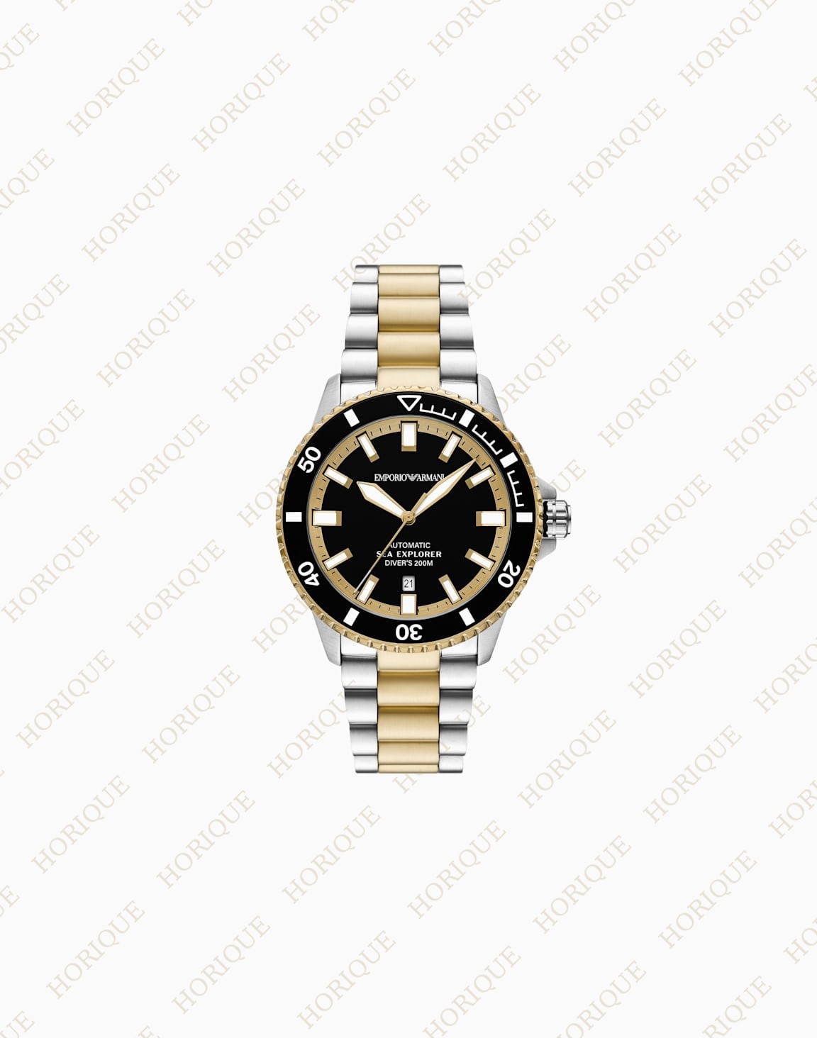 Armani Sea Explorer Automatic Two-Ton Super Clone Watch