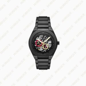 Armani Sync Automatic Black Stainless Steel Watch Super Clone Watch