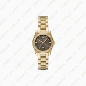 Armani Three-Hand Gold-Tone Stainless Steel Watch Super Clone Watch