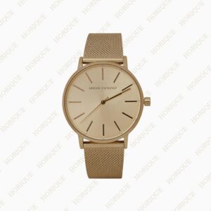 Armani Three-hand gold-tone stainless steel watch Super Clone Watch