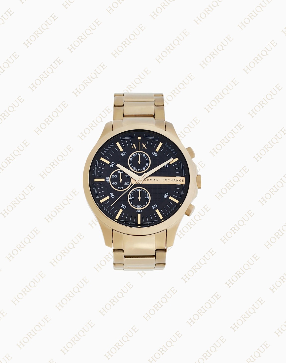 Armani Three-hand watch with steel strap Super Clone Watch