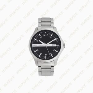 Armani Three-hand watch with steel strap Super Clone Watch