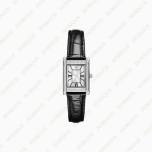 Armani Two-Hand Black Leather Watch Super Clone Watch