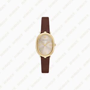 Armani Two-Hand Brown Leather Watch Super Clone Watch