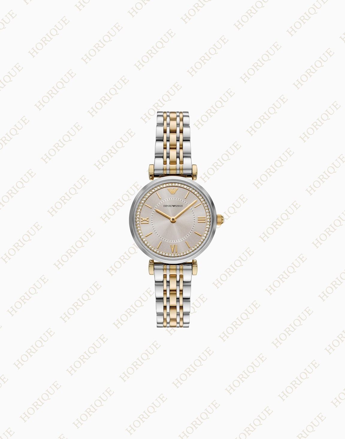 Armani Two-Hand Two-Tone Stainless Steel Watch Super Clone Watch