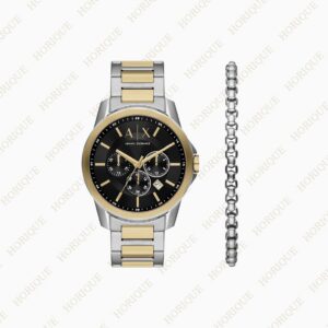 Armani Two-Tone Stainless Steel Chron Super Clone Watch