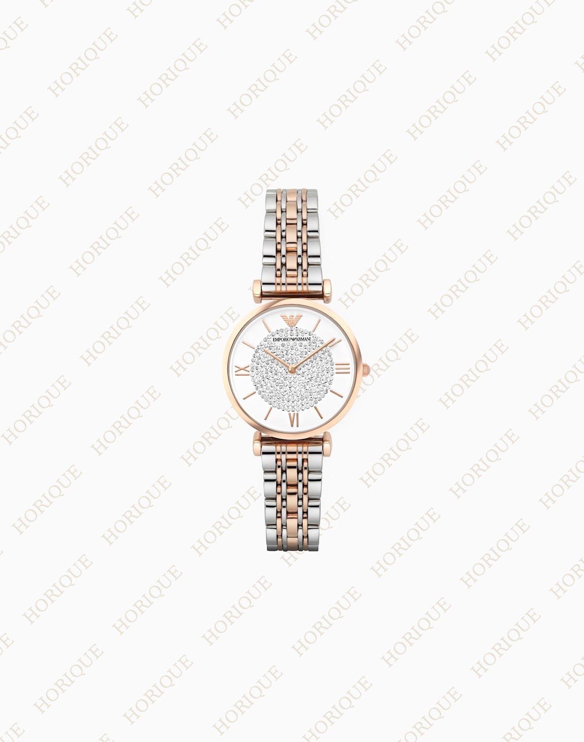 Armani Women's Two-Hand Two-Tone Stainless Steel Watch Super Clone Wat