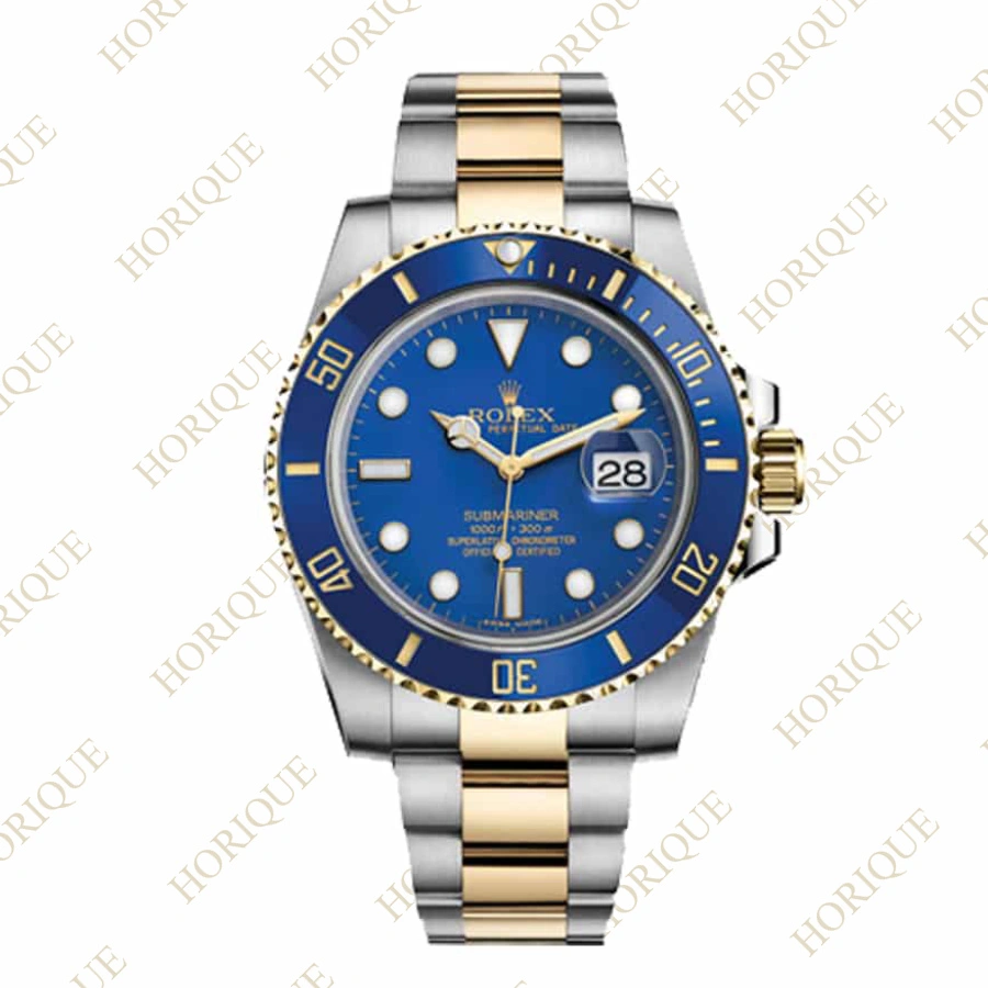 Best Super Clone Watch Websites : Where to Find High-Quality Timepieces Rolex Submariner Date Two Tone Blue Dial 16613 Replica 1